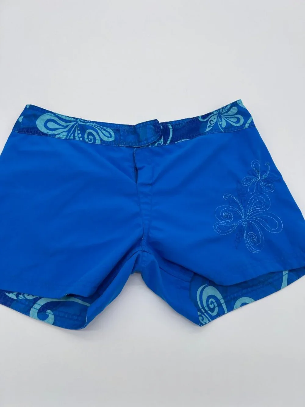 Crazy Shirts Hawaii Womens Size 11 Blue Reversible Board Short